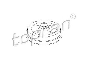 TOPRAN 102 824 stabdžių būgnas 
 Stabdžių sistema -> Būgninis stabdys -> Stabdžių būgnas
171 501 615, 171 501 615A, 171 501 615B