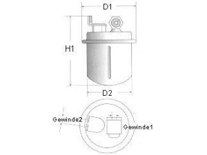 CHAMPION L214/606 kuro filtras 
 Degalų tiekimo sistema -> Kuro filtras/korpusas
16900-SH3-A30, 16900-SH3-A31