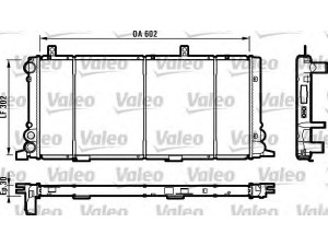 VALEO 730348 radiatorius, variklio aušinimas 
 Aušinimo sistema -> Radiatorius/alyvos aušintuvas -> Radiatorius/dalys
811121253E