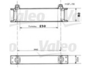 VALEO 816579 alyvos aušintuvas, variklio alyva