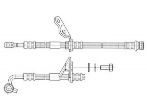 CEF 512471 stabdžių žarnelė 
 Stabdžių sistema -> Stabdžių žarnelės
01465S04V02