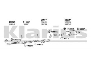 KLARIUS 960344E išmetimo sistema 
 Išmetimo sistema -> Išmetimo sistema, visa