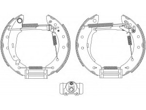 HELLA PAGID 8DB 355 004-661 stabdžių trinkelių komplektas 
 Techninės priežiūros dalys -> Papildomas remontas
4241J1, 4241J5, 4251J5, 4241J1