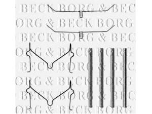 BORG & BECK BBK1172 priedų komplektas, diskinių stabdžių trinkelės 
 Stabdžių sistema -> Diskinis stabdys -> Stabdžių dalys/priedai