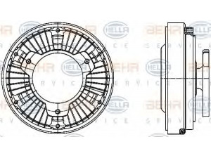 HELLA 8MV 376 729-471 sankaba, radiatoriaus ventiliatorius
475 200 00 22, A 475 200 00 22