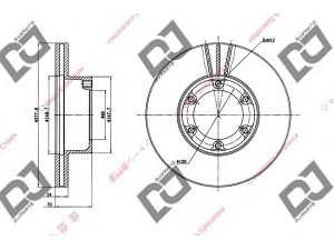 DJ PARTS BD1497 stabdžių diskas 
 Dviratė transporto priemonės -> Stabdžių sistema -> Stabdžių diskai / priedai
5000388057