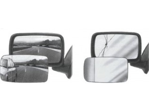 VAN WEZEL 7250 veidrodėlio stiklas, išorinis veidrodėlis 
 Kėbulas -> Keleivių kabina -> Veidrodėlis