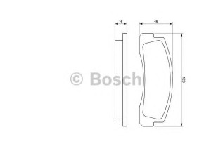 BOSCH 0 986 466 601 stabdžių trinkelių rinkinys, diskinis stabdys 
 Techninės priežiūros dalys -> Papildomas remontas
2121 3501090