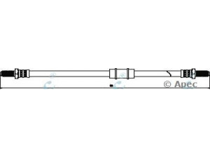 APEC braking HOS3081 stabdžių žarnelė 
 Stabdžių sistema -> Stabdžių žarnelės
0060522545, 0060727319, 1.165845544e011