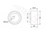 AUTEX 641371 įtempiklio skriemulys, V formos rumbuotas diržas 
 Diržinė pavara -> V formos rumbuotas diržas/komplektas -> Įtempiklio skriemulys
575156, 575156, 96333151, 96333151