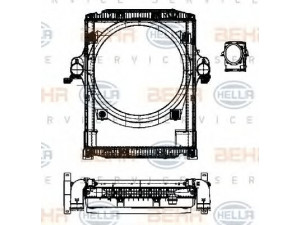 HELLA 8MK 376 722-231 aušintuvo modulis 
 Aušinimo sistema -> Aušinimo modulis
4122 5406