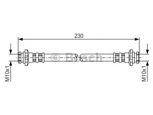 BOSCH 1 987 476 137 stabdžių žarnelė 
 Stabdžių sistema -> Stabdžių žarnelės
46214 5F000, 46214 5F001