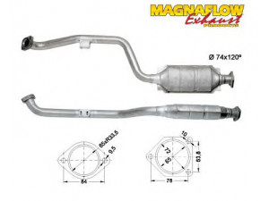 MAGNAFLOW 85049 katalizatoriaus keitiklis 
 Išmetimo sistema -> Katalizatoriaus keitiklis
2024909019