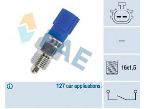 FAE 40825 jungiklis, atbulinės eigos žibintas 
 Elektros įranga -> Šviesų jungikliai/relės/valdymas -> Šviesų jungiklis/svirtis
4496964, 4813418, 5L84-15520-AA