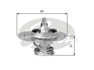 GATES TH03177G1 termostatas, aušinimo skystis 
 Aušinimo sistema -> Termostatas/tarpiklis -> Thermostat
C20766/1, 2120078502, 21200F3100