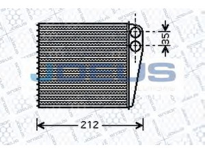 JDEUS 219M54 šilumokaitis, salono šildymas 
 Šildymas / vėdinimas -> Šilumokaitis
27140AX700
