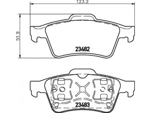 HELLA PAGID 8DB 355 009-121 stabdžių trinkelių rinkinys, diskinis stabdys 
 Techninės priežiūros dalys -> Papildomas remontas
44060AV625, 44060AV725, 7701206609