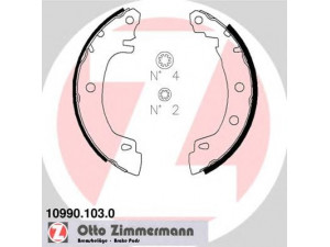 ZIMMERMANN 10990.103.0 stabdžių trinkelių komplektas 
 Techninės priežiūros dalys -> Papildomas remontas
7701204835, 7701207266
