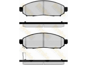 Brake ENGINEERING PA1713 stabdžių trinkelių rinkinys, diskinis stabdys 
 Techninės priežiūros dalys -> Papildomas remontas
41060EA025, 41060EB326, 41060ZP00B