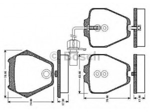 BOSCH 0 986 TB2 808 stabdžių trinkelių rinkinys, diskinis stabdys 
 Techninės priežiūros dalys -> Papildomas remontas
4B0 698 151 D, 4B0 698 151 L, 4B0 698 151 S