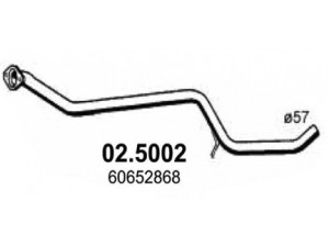 ASSO 02.5002 išleidimo kolektorius 
 Išmetimo sistema -> Išmetimo vamzdžiai
0060652868, 60652868