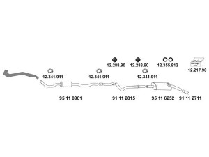 EBERSPÄCHER 12_904 išmetimo sistema 
 Išmetimo sistema -> Išmetimo sistema, visa