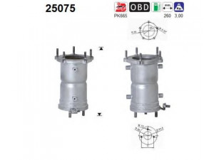 AS 25075 katalizatoriaus keitiklis 
 Išmetimo sistema -> Katalizatoriaus keitiklis
FPD52050XB