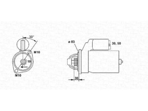 MAGNETI MARELLI 943251449010 starteris 
 Elektros įranga -> Starterio sistema -> Starteris
0041512101, 0041513001, 0041516601