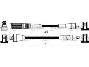 VALEO 346515 uždegimo laido komplektas 
 Kibirkšties / kaitinamasis uždegimas -> Uždegimo laidai/jungtys
4371000, 4451729, 5888334