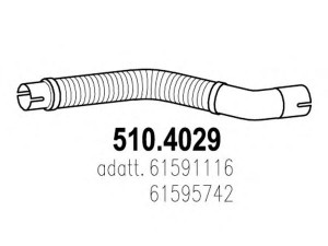 ASSO 510.4029 lanksti žarna, išmetimo sistema
4777993, 61591116, 61595742