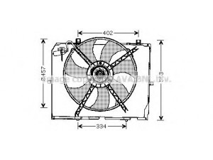 AVA QUALITY COOLING MS7503 ventiliatorius, radiatoriaus 
 Aušinimo sistema -> Oro aušinimas
0015003093