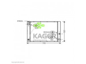 KAGER 31-3002 radiatorius, variklio aušinimas 
 Aušinimo sistema -> Radiatorius/alyvos aušintuvas -> Radiatorius/dalys
PCC000840