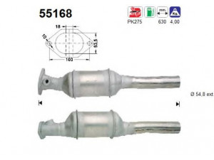 AS 55168 katalizatoriaus keitiklis 
 Išmetimo sistema -> Katalizatoriaus keitiklis
46401004, 46412113, 46449672, 46449705