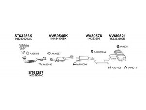 VENEPORTE 800285 išmetimo sistema 
 Išmetimo sistema -> Išmetimo sistema, visa