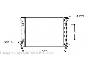 AVA QUALITY COOLING VWA2045 radiatorius, variklio aušinimas 
 Aušinimo sistema -> Radiatorius/alyvos aušintuvas -> Radiatorius/dalys
1L0121253B, 321121253AL, 321121253K