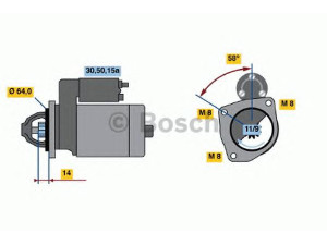 BOSCH 0 986 010 450 starteris 
 Elektros įranga -> Starterio sistema -> Starteris
4470377, 4470378, 46231535, 46231540