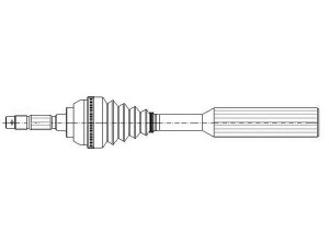 METELLI 17-0008 kardaninis velenas 
 Ratų pavara -> Kardaninis velenas
5508423