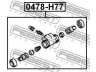 FEBEST 0478-H77 rato stabdžių cilindras 
 Stabdžių sistema -> Ratų cilindrai
MR407141