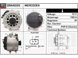 DELCO REMY DRA4035N kintamosios srovės generatorius 
 Elektros įranga -> Kint. sr. generatorius/dalys -> Kintamosios srovės generatorius