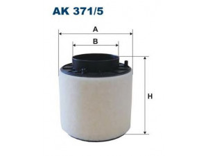FILTRON AK371/5 oro filtras 
 Techninės priežiūros dalys -> Techninės priežiūros intervalai
8K0133843D, 8K0133843D