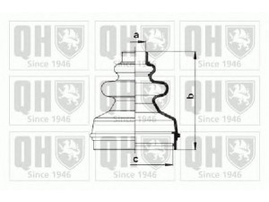 QUINTON HAZELL QJB963 gofruotoji membrana, kardaninis velenas 
 Ratų pavara -> Gofruotoji membrana
95 669 390 80, 95 669 390 88, 96 210 475 80