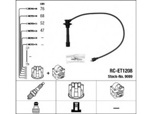 NGK 9099 uždegimo laido komplektas 
 Kibirkšties / kaitinamasis uždegimas -> Uždegimo laidai/jungtys
90919-21417, 90919-21417
