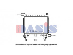 AKS DASIS 120550N radiatorius, variklio aušinimas 
 Aušinimo sistema -> Radiatorius/alyvos aušintuvas -> Radiatorius/dalys
1245005603, 1245007103, 1245008303