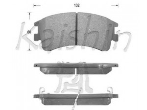 KAISHIN FK3125 stabdžių trinkelių rinkinys, diskinis stabdys 
 Techninės priežiūros dalys -> Papildomas remontas
GJYF3323ZE, GJYG3323ZA, GJYG3328Z9C