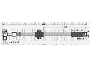 BORG & BECK BBH7734 stabdžių žarnelė 
 Stabdžių sistema -> Stabdžių žarnelės
12774865, 12774865, 564016