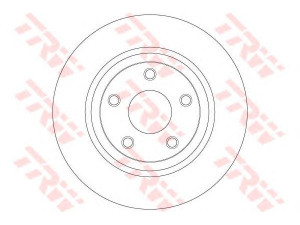 TRW DF6492 stabdžių diskas 
 Dviratė transporto priemonės -> Stabdžių sistema -> Stabdžių diskai / priedai
52124763AB, 52124763AC