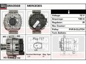 DELCO REMY DRA0568 kintamosios srovės generatorius 
 Elektros įranga -> Kint. sr. generatorius/dalys -> Kintamosios srovės generatorius