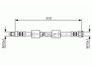 BOSCH 1 987 476 650 stabdžių žarnelė 
 Stabdžių sistema -> Stabdžių žarnelės
34 30 1 165 249, 34 32 1 164 002