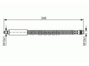 BOSCH 1 987 476 859 stabdžių žarnelė 
 Stabdžių sistema -> Stabdžių žarnelės
77 00 423 975
