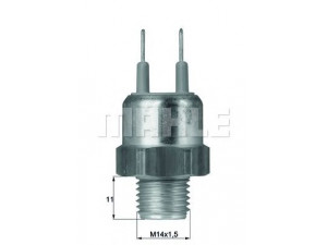 MAHLE ORIGINAL TSW 26 temperatūros jungiklis, radiatoriaus ventiliatorius 
 Aušinimo sistema -> Siuntimo blokas, aušinimo skysčio temperatūra